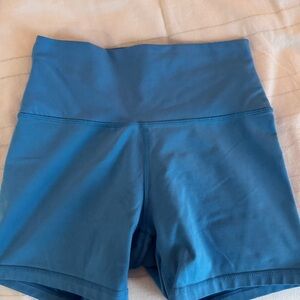 Aerie High-Waisted Blue Athletic Shorts